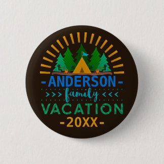 Name-Jahr der Familien-Ferien-Campings-Reise-| Button