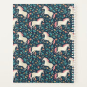 Name/Jahr hinzufügen | Schönes magisches Einhorn Planer (Rückseite)