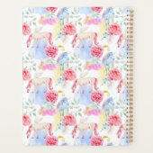 Name/Jahr hinzufügen | Wasserfarben Einhorn & Pega Planer (Rückseite)