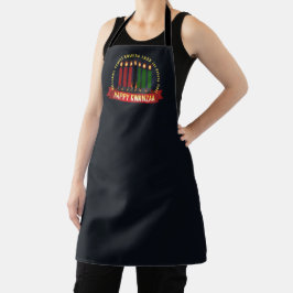 Name Jahr Kwanzaa Kerzen hinzufügen Schürze