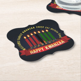 Name Jahr Kwanzaa Kerzen hinzufügen Untersetzer