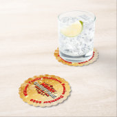 Name Jahr passend Frohe Weihnachten hinzufügen Untersetzer (Vor Ort)