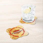 Name Jahr passend Frohe Weihnachten hinzufügen Untersetzer (Vor Ort)