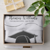 Name, Jahr, Schule Seidenpapier (Geschenk)