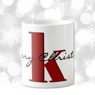 Name, Januar Garnet Birthstone   Frohe Weihnachten Kaffeetasse