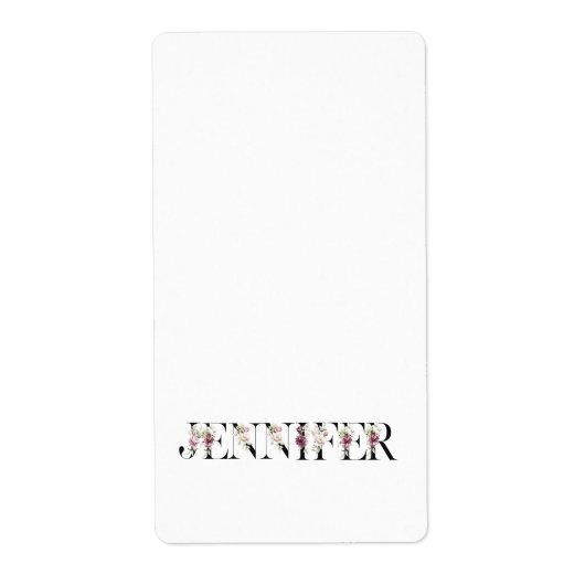 Name Jennifer (Vorne)