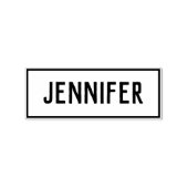 Name Jennifer Gummistempel (Prägung)