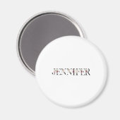 Name Jennifer Magnet (Vorderseite/Rückseite)