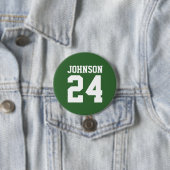 Name Jersey (grün und weiß) Button (Beispiel)