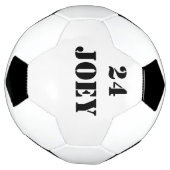 Name Jersey Nummer Black Schriftart 4Joey Fußball (Gedreht)