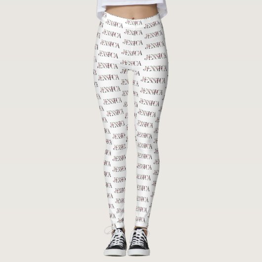 Name Jessica. Leggings (Vorderseite)