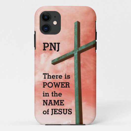 NAME JESUS | Monogramm | CHRISTLICH Case-Mate iPhone Hülle (Rückseite)