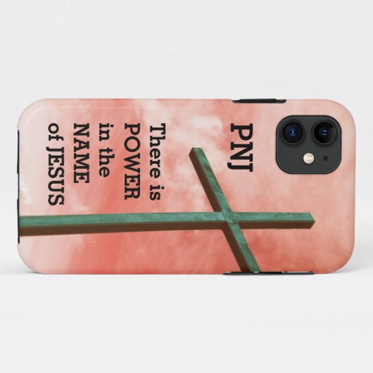 NAME JESUS | Monogramm | CHRISTLICH Case-Mate iPhone Hülle (Rückseite (Horizontal))