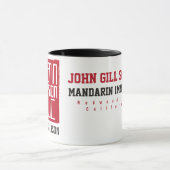 Name-John-Kieme-Mandarinen-Immersions-Programm Tasse (Zentrum)