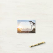 Name Joshua Tree Nature Landschaft Sunrise Souveni Post-it Klebezettel (Auf Schreibtisch)