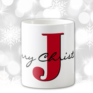 Name, Juli Rubinrot Geburtsstein Frohe Weihnacht Kaffeetasse