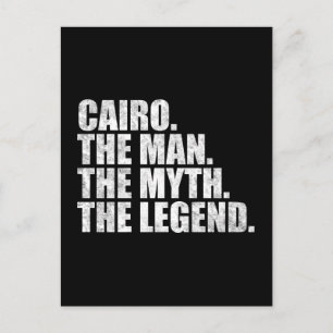 Name Kairo, Kairo Der Mann Der Mythos Die Legende Postkarte