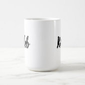 Name Kaleb Mens Kaffeetasse (Mittel)