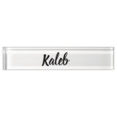 Name Kaleb Mens Namensplakette (Vorderseite)