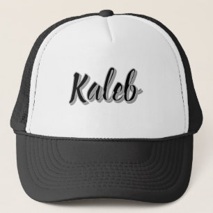 Name Kaleb Mens Truckerkappe