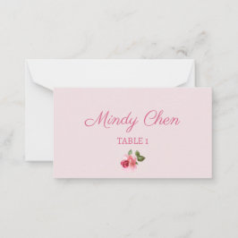 Name-Karte des Pariser Brautparty Mitteilungskarte