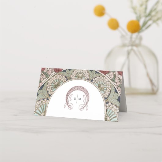 Name Karten Burgundy Wedding Table Vintag (Rückseite)