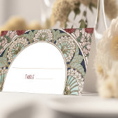 Name Karten Burgundy Wedding Table Vintag