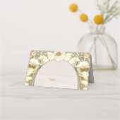 Name Karten Hochzeitstisch Vintag Art Nouveau (Vorderseite)