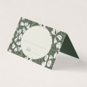 Name Karten Hochzeitstisch Vintag Art Nouveau (Vorderseite)