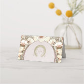 Name Karten Hochzeitstisch Vintag Art Nouveau (Rückseite)