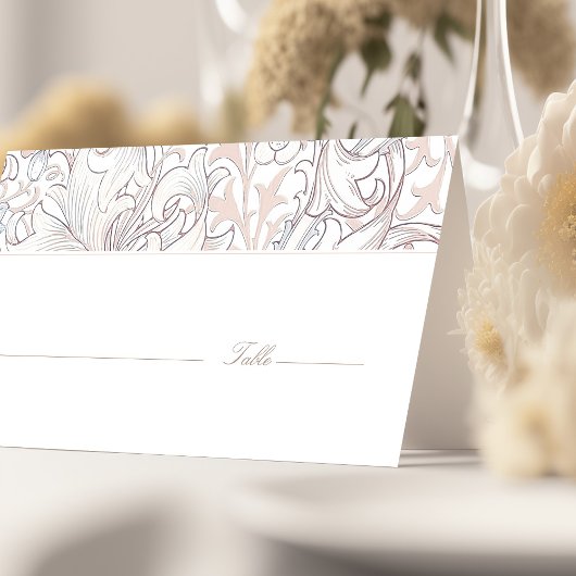 Name Karten Hochzeitstisch Vintag Art Nouveau