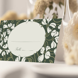 Name Karten Hochzeitstisch Vintag Art Nouveau