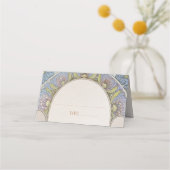 Name Karten Hochzeitstisch Vintag Art Nouveau (Vorderseite)