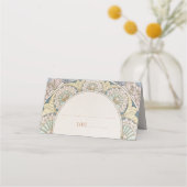 Name Karten Hochzeitstisch Vintag Art Nouveau (Vorderseite)