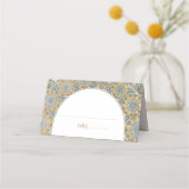 Name Karten Hochzeitstisch Vintag Art Nouveau (Vorderseite)