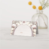 Name Karten Hochzeitstisch Vintag Art Nouveau (Vorderseite)