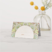 Name Karten Hochzeitstisch Vintag Art Nouveau (Vorderseite)