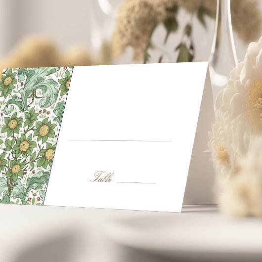 Name Karten Hochzeitstisch Vintag Morris