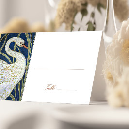 Name Karten Swans Hochzeitstisch Vintag Art Nouvea