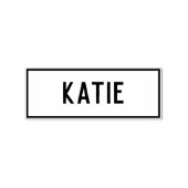 Name Katie Gummistempel (Prägung)