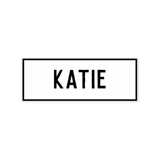 Name Katie Gummistempel (Prägung)
