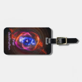 Name, Katzenaugen-Nebelfleck, Auge des Weltraumes Gepäckanhänger (Vorderseite horizontal)