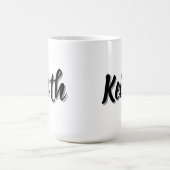 Name Keith Mens Kaffeetasse (Mittel)