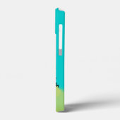 Name Kind Löwe Aqua gelber Cartoon Case-Mate iPhone Hülle (Rückseite / Links)