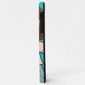 Name Kind Mädchen cuddles aqua peach Case-Mate iPhone Hülle (Hinten/Links)