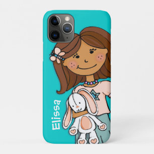 Name Kind Mädchen Cuddles Aqua Peach iPhone Gehäus Case-Mate iPhone Hülle