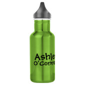 Name Kinder Löwe orange grüne kleine Getränke Flas Edelstahlflasche (Links)