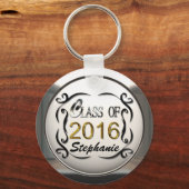 Name-Klasse für 2016-Abschluss-Schlüsselanhänger h Schlüsselanhänger (Vorderseite)