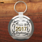 Name-Klasse für 2017-Abschluss-Schlüsselanhänger h Schlüsselanhänger (Vorderseite)