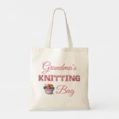 Name Knittern Tragetasche (Rückseite)